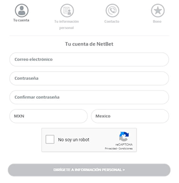 Cómo registrarse en Netbet sport méxico